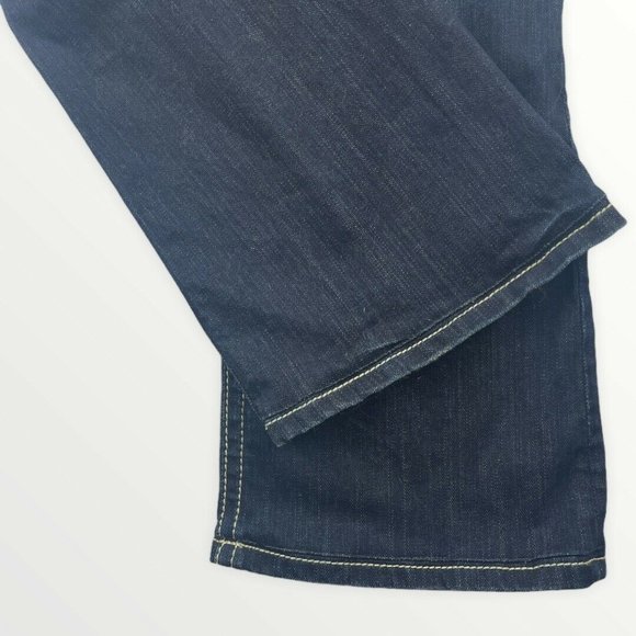 MEK Avondale Mens 30x36 Bootcut Big Stitching Dark - Picture 6 of 12